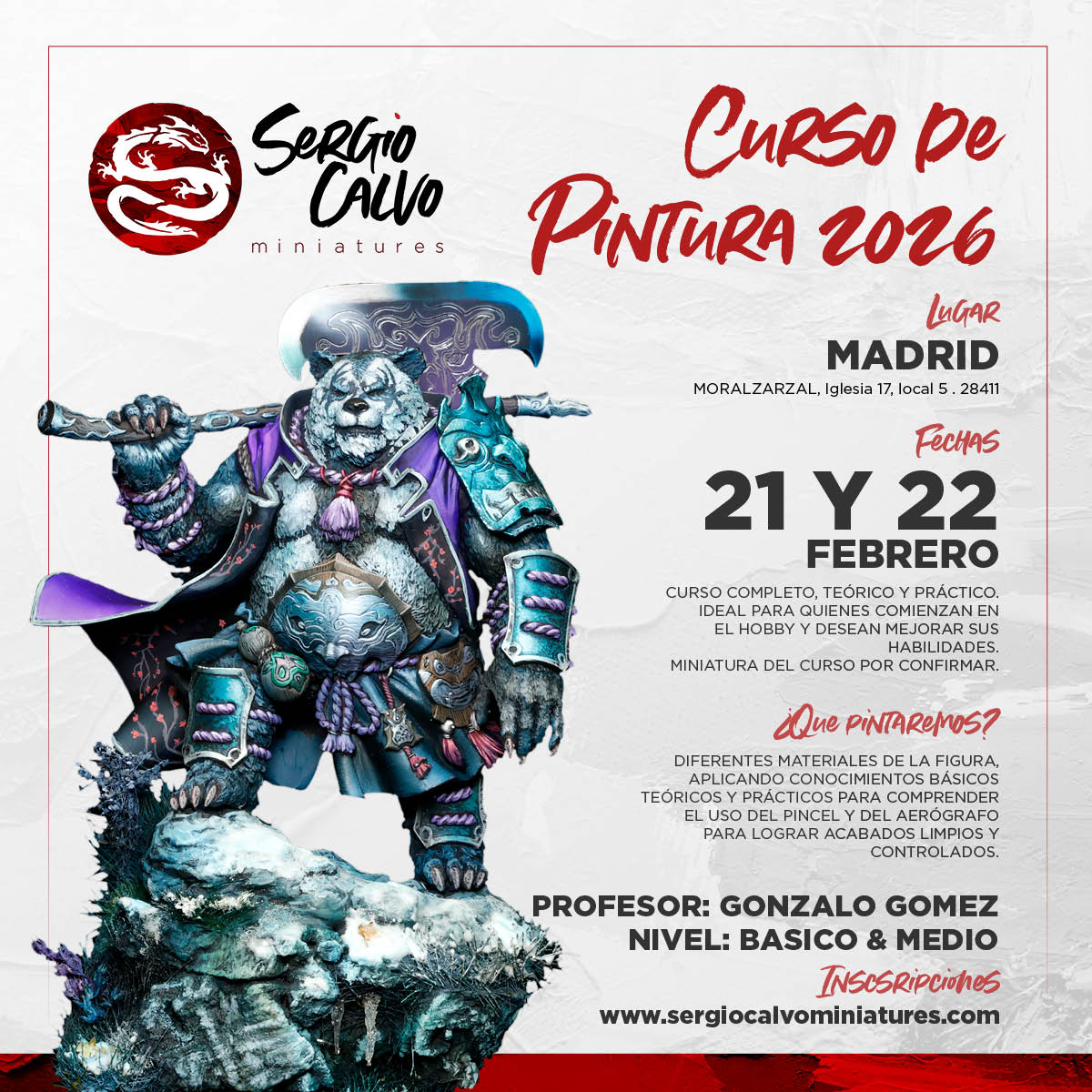 Curso Febrero 2026 - Gonzalo Gómez: nivel básico e intermedio