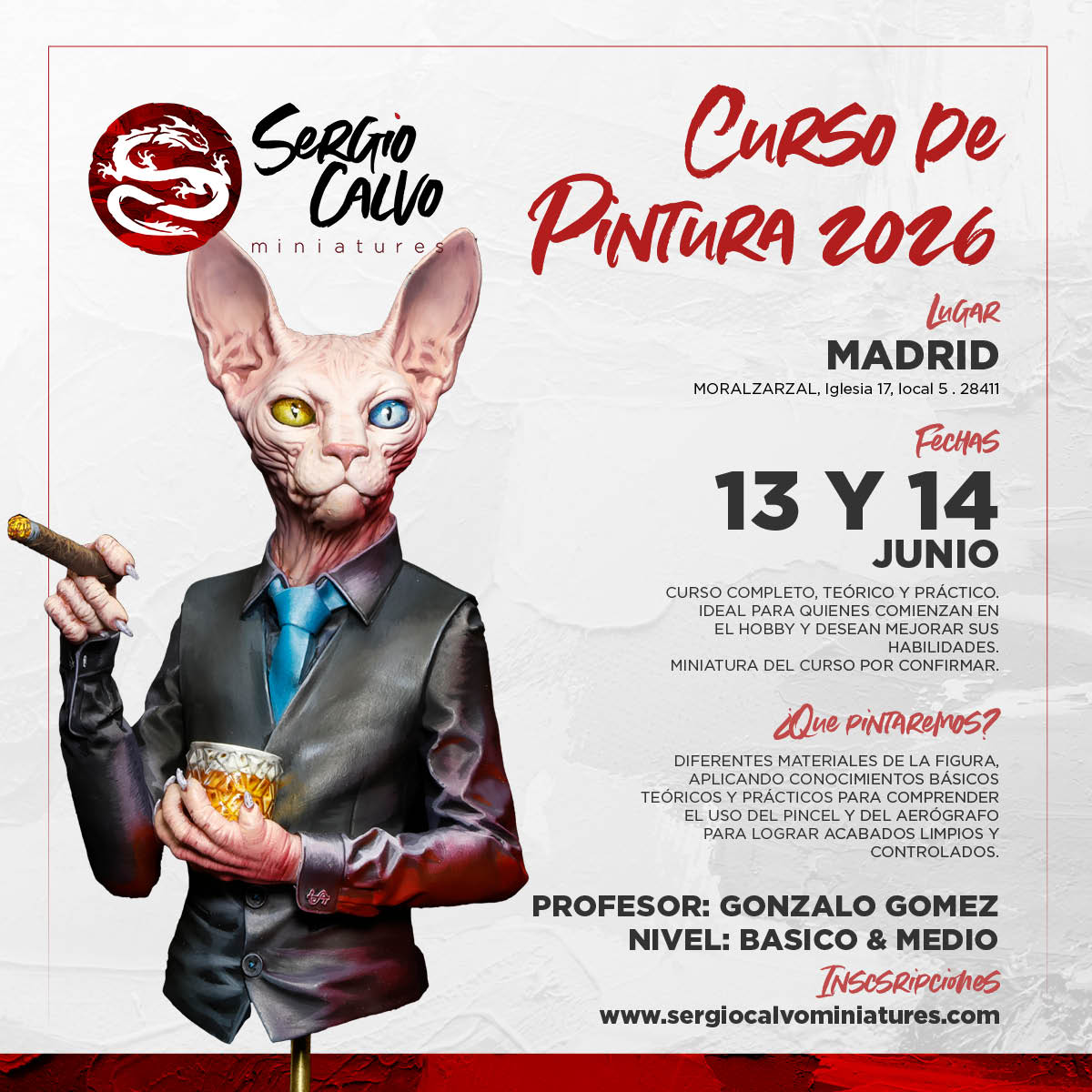 Curso Junio 2026 - Gonzalo Gómez: nivel básico e intermedio.